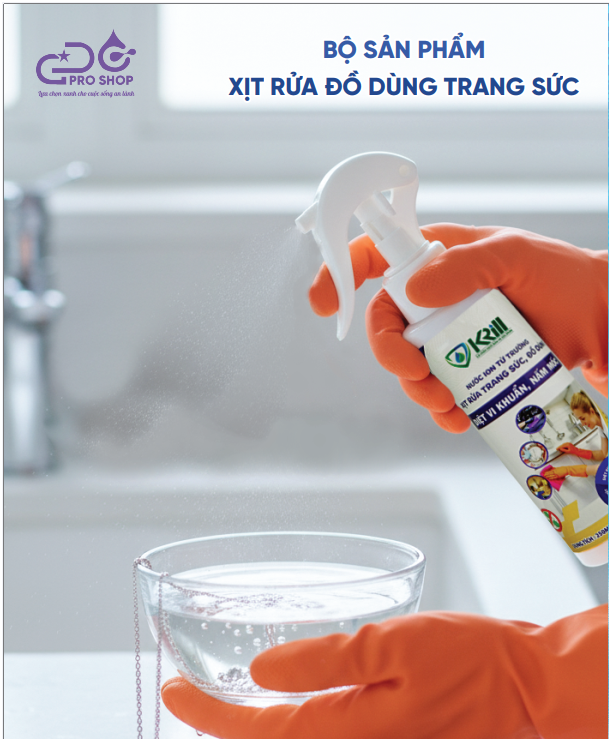Xịt rửa trang sức Krill 250ml